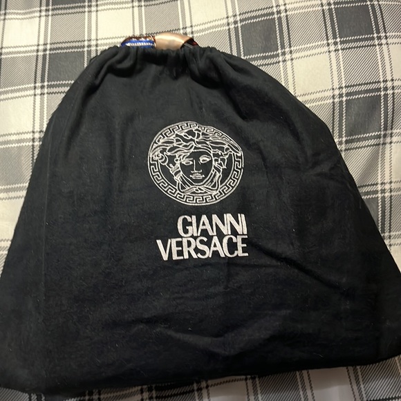 SOLD VERSACE VINTAGE GOLD BAROQUE LEOPARD PRINT 💯 authentic Final Price - Picture 11 of 16